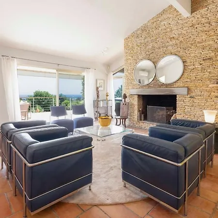 Elegant Mediterranean Villa, Sea View & Garden * アンティーブ